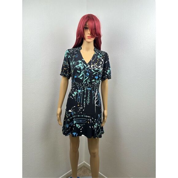 Parker Elijah Women’s Flutter Black dress Size 4 - Picture 1 of 16